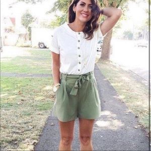 NWOT Goodnight Macaroon romper sz small